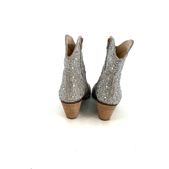 Betsey Johnson Embellished Diva Boots - Picture 4 of 8